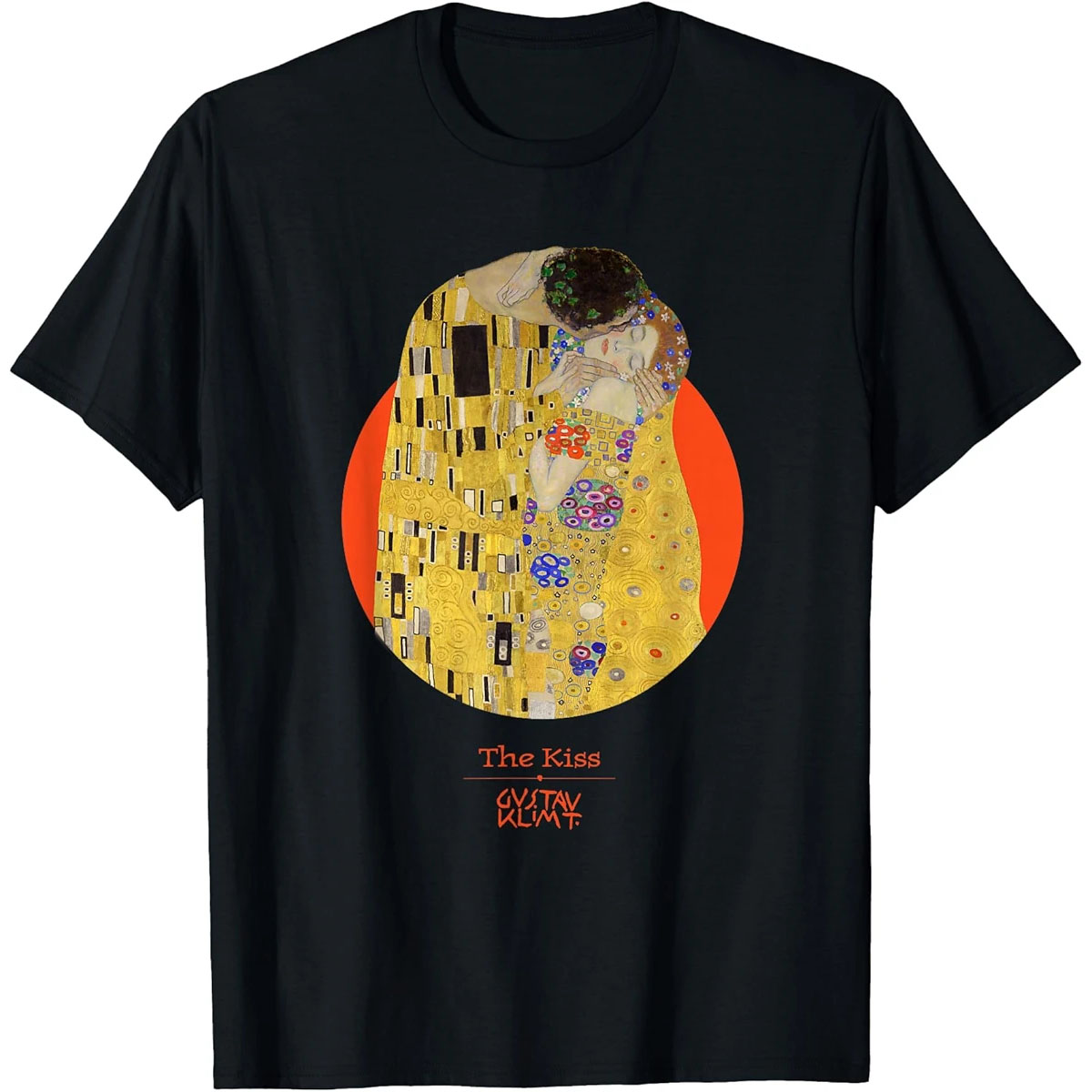 Gustav Klimt The Kiss T-Shirt | Iconic Art Graphic Tee