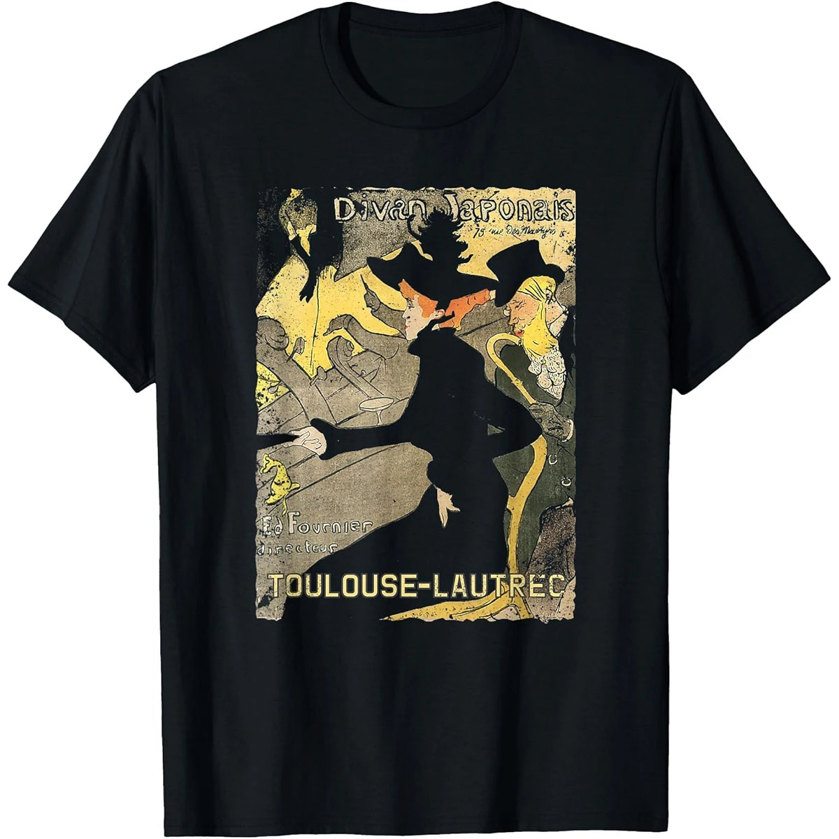 Henri de Toulouse-Lautrec Poster Art T-Shirt | Vintage Moulin Rouge