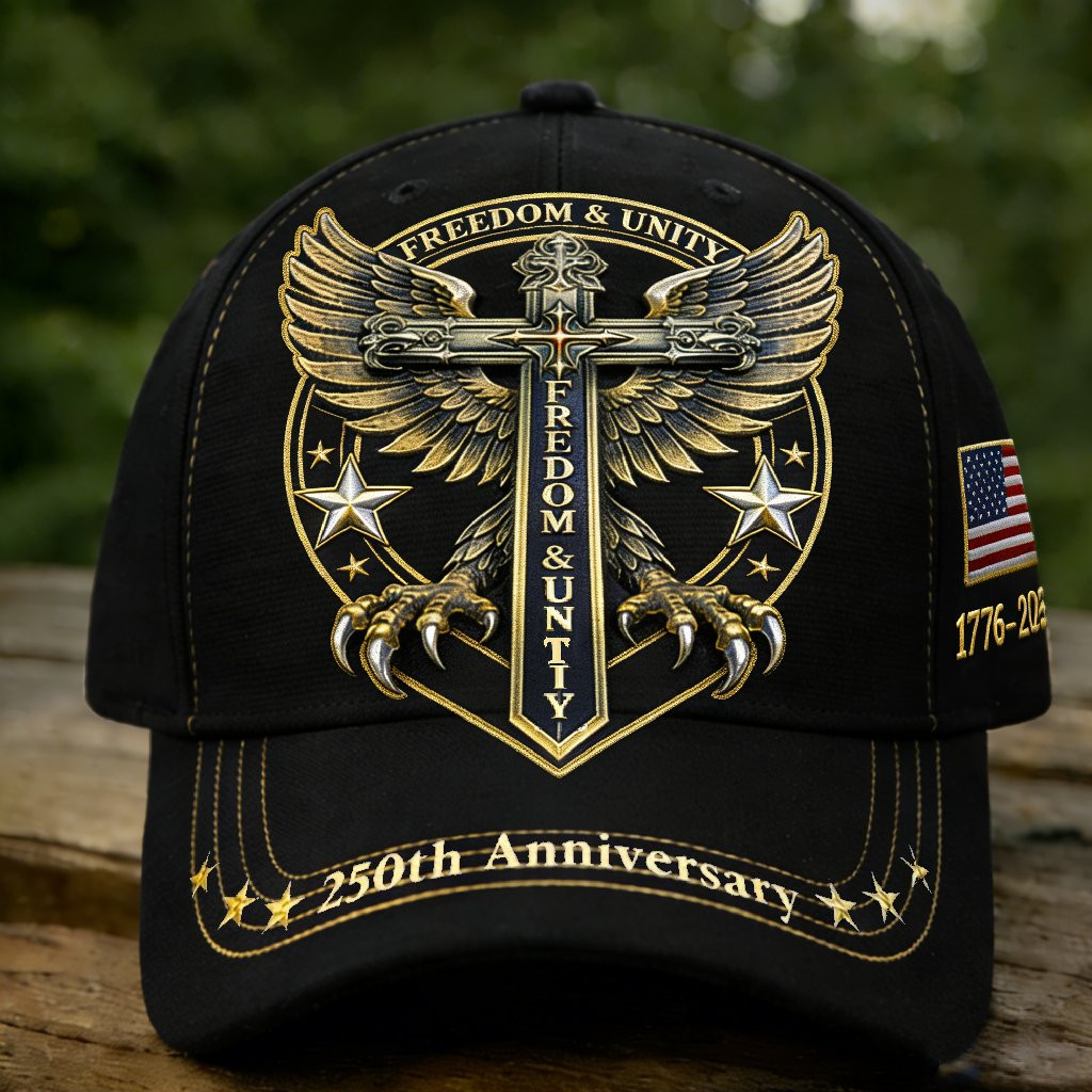 250th Anniversary Of The United States Hat 1776-2026 Patriotic Cap Freedom Eagle Gift