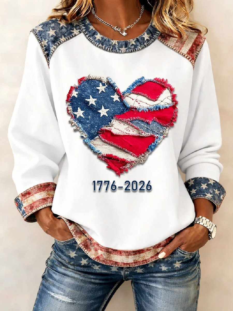 America 250 Years 1776 2026 Sweatshirt Clothes For The Fourth Of July Gifts For Her