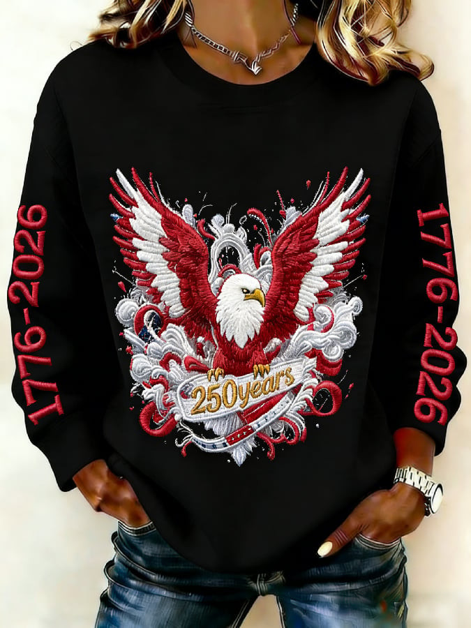 Eagle America 250 Years 1776 2026 Sweatshirt Independence Day Sweatshirt 4Th Of July Gifts Eagle America 250 Years 1776 2026 Sweatshirt Independence Day Sweatshirt 4Th Of July Gifts