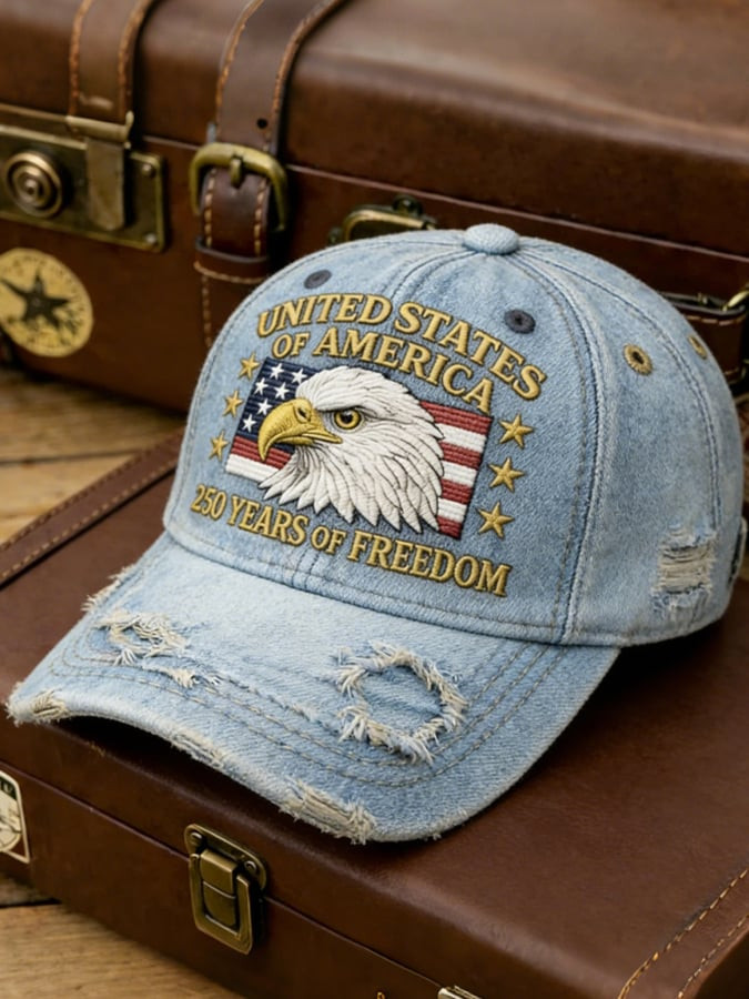 United States of America Hat 250 Years Of Freedom Cap Gift For Him