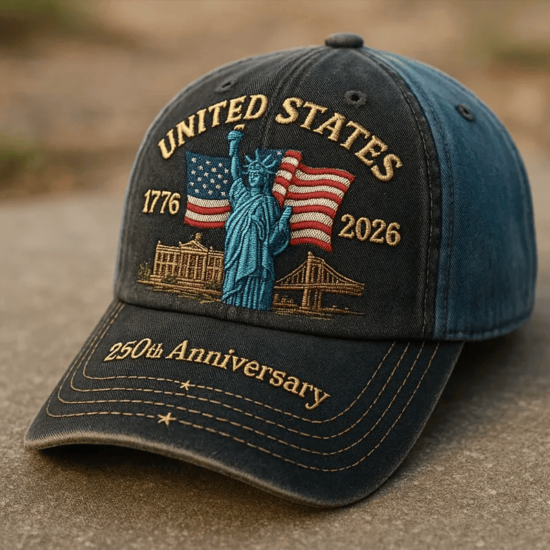 USA 250 Years Anniversary Hat 1776-2026 Liberty Eagle Hat July 4th Veteran Gift