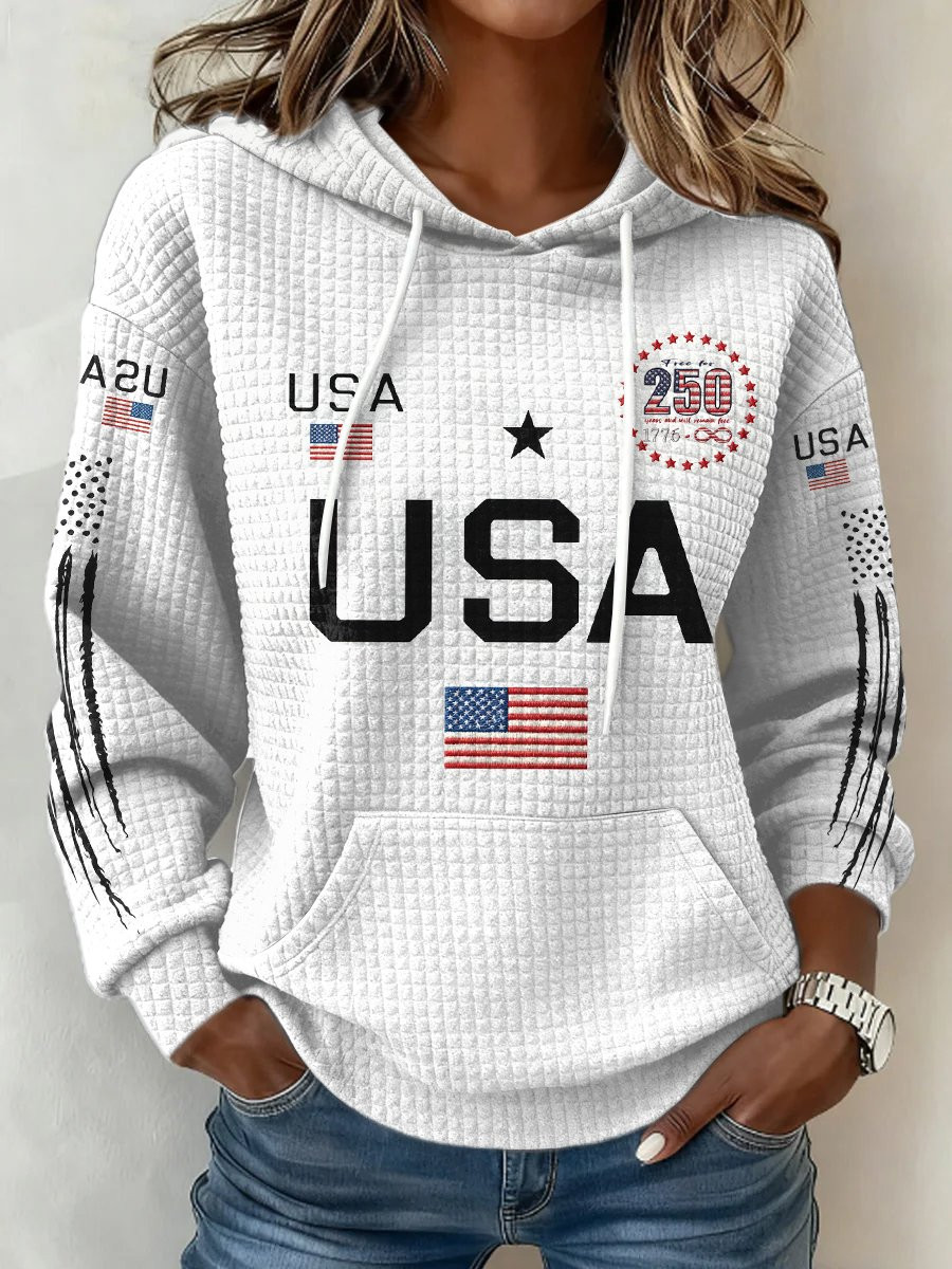 USA 250Th Anniversary Hoodie July 4 Apparel Independence Day Gift For Patriots