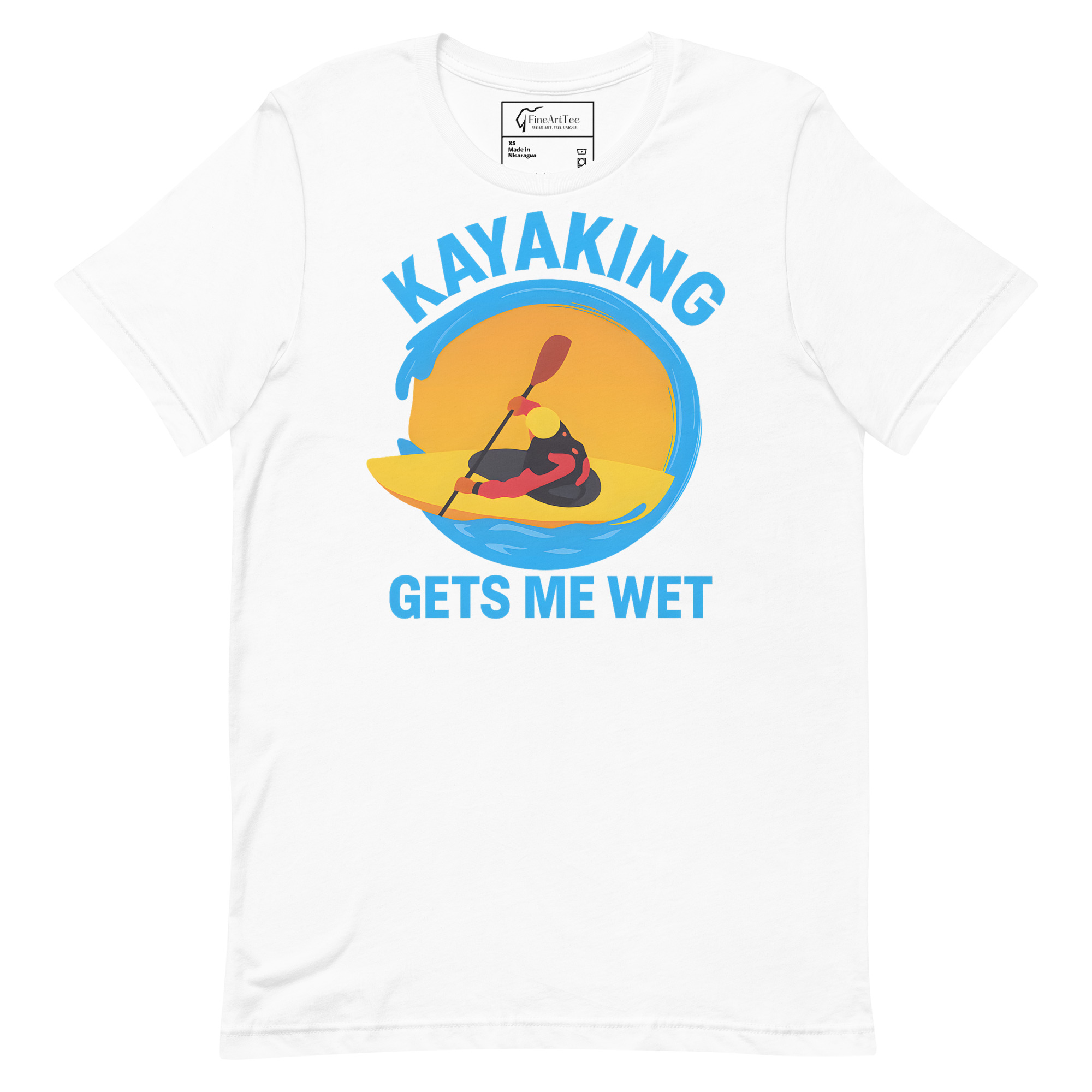 Funny Hubie Halloween Mom Shirt - Kayaking Gets Me Wet T-Shirt