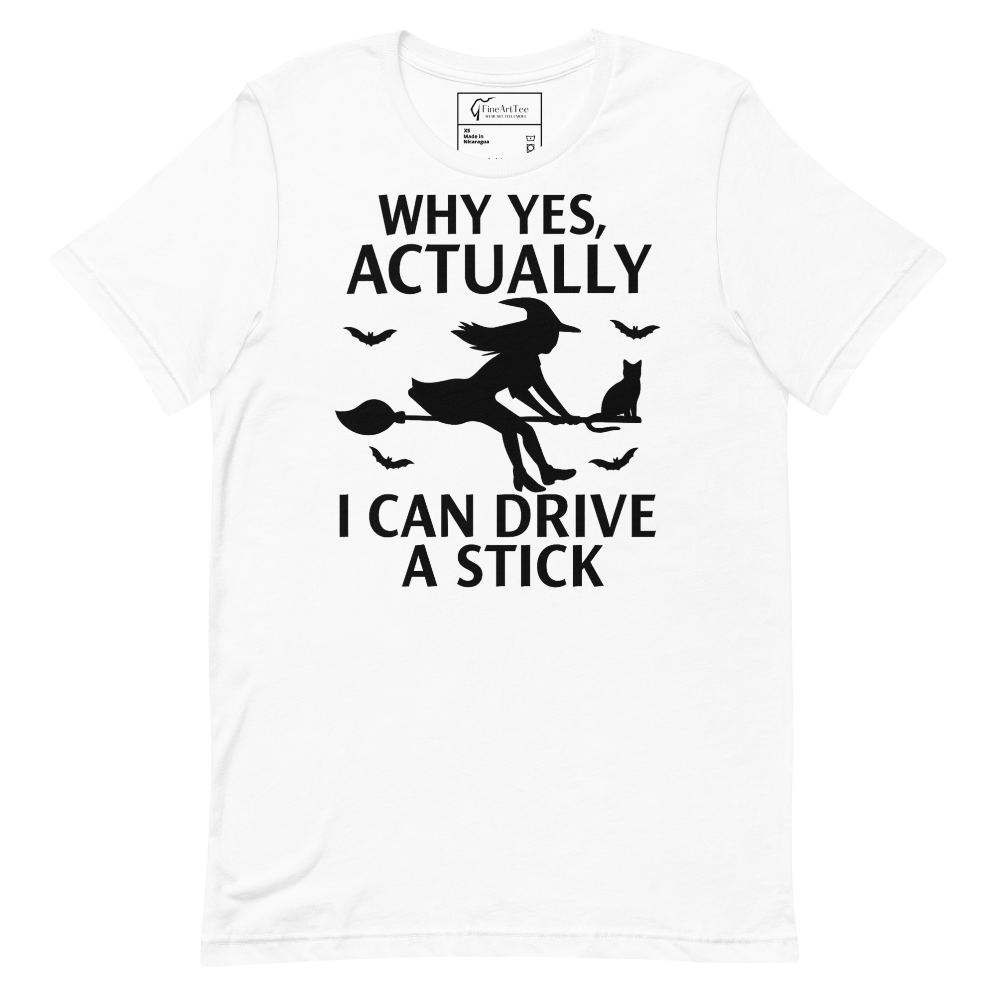 Yes I Can Drive A Stick Funny Halloween T-Shirt