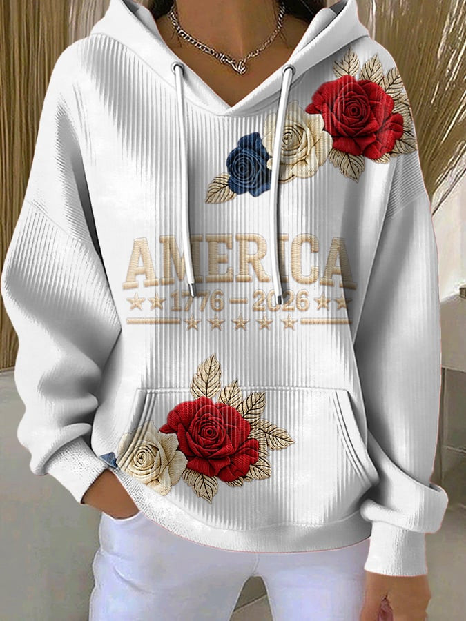 America 250 Years 1776 2026 Hoodie July 4 Apparel Patriotic Clothes Gifts For Independence Day