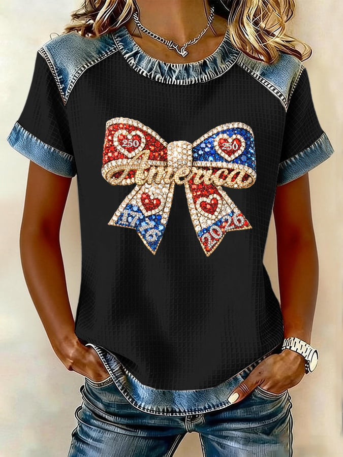 America 250 Years 1776 2026 Shirt 4 Th Of July Clothes Patriotic Apparel Gifts For Wife