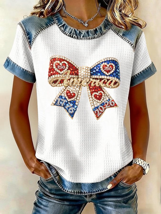America 250 Years 1776 2026 Shirt 4 Th Of July Clothes Patriotic Apparel Gifts For Wife
