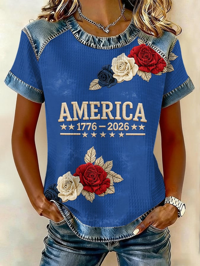 America 250 Years 1776 2026 Shirt Fourth Of July Outfits For Ladies Gift For Patriots