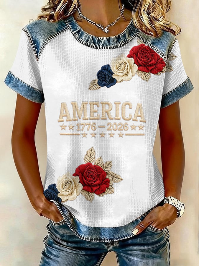 America 250 Years 1776 2026 Shirt July 4 Shirts For Women Patriotic Gifts For Mom