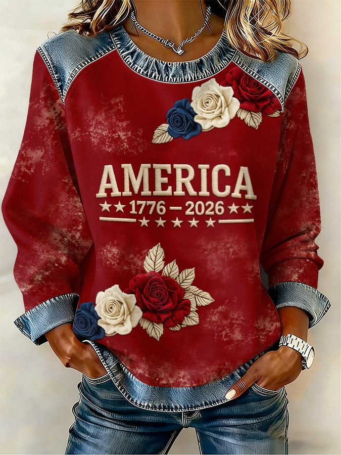 America 250 Years 1776 2026 Sweatshirt 4th Of July Attire Independence Day Outfits