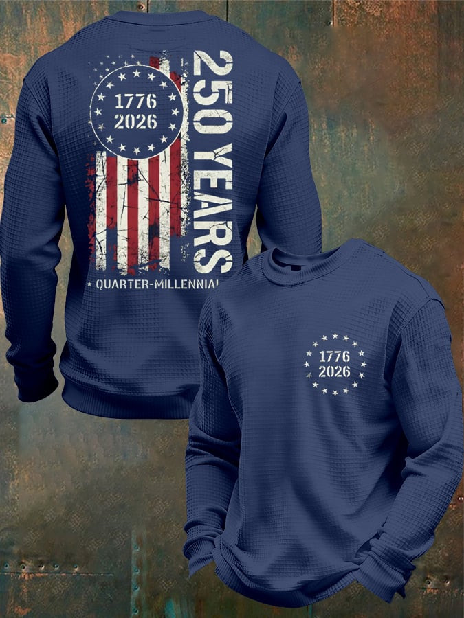 America 250 Years Long Sleeve Shirt USA Flag Apparel 4Th Of July Clothes Gift For Patriots