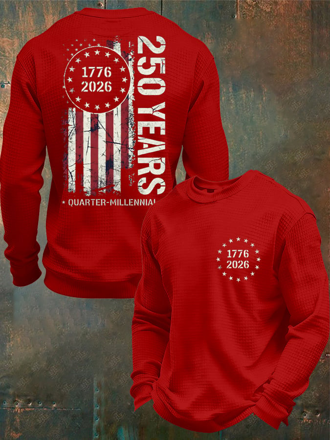 America 250 Years Long Sleeve Shirt USA Flag Apparel 4Th Of July Clothes Gift For Patriots