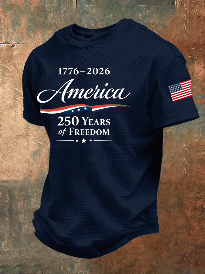 America 250 Years Of Freedom Shirt American Flag Outfit For Men Clothes For July 4Th