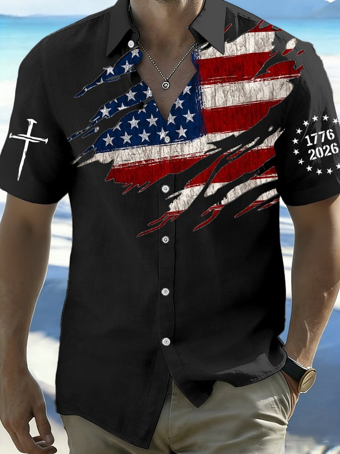 American 250 Years 1776 2026 Hawaiian Shirt July Fourth Outfit Ideas Gift For Patriots