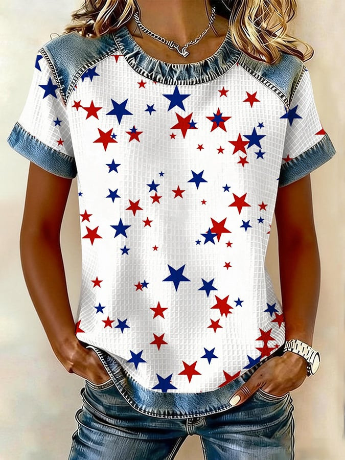 American Flag Stars Shirt Fourth Of July Wear Independence Day Clothing Gift For Patriots-1