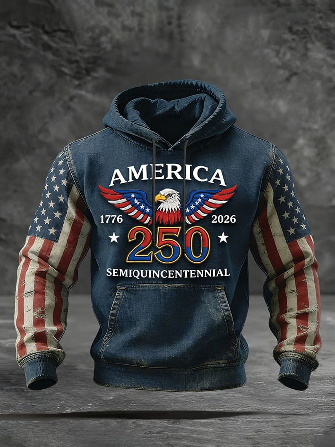 Eagle America 250 Years Semiquincentennial Hoodie Fourth Of July Outfits Patriotic Gifts
