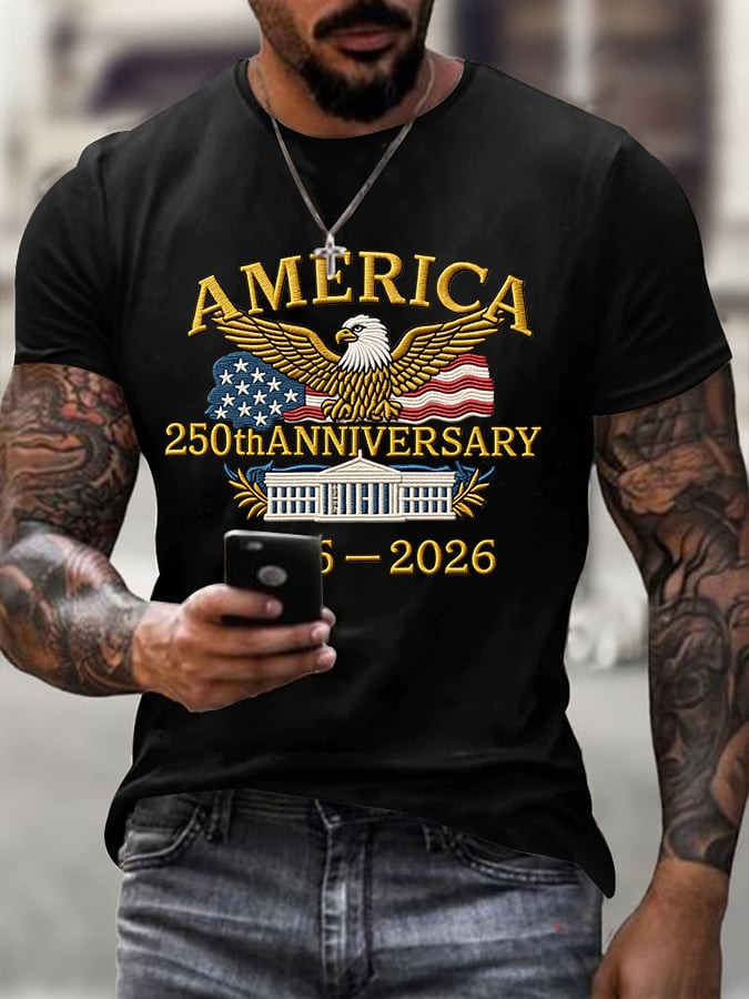 Eagle America 250Th Anniversary Shirt Best 4Th Of July Attire Patriotic Gifts For Men
