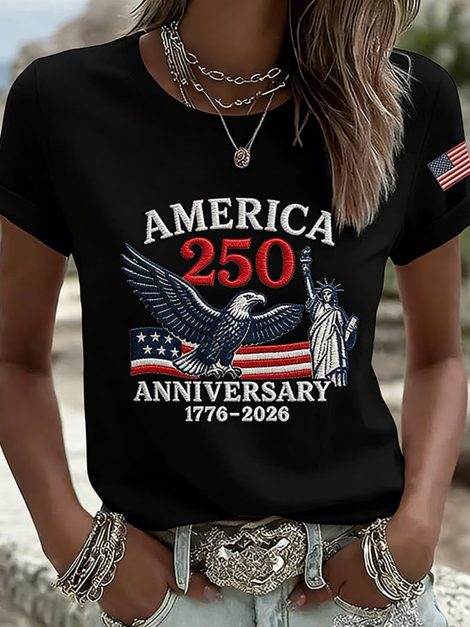 Eagle America 250Th Anniversary Shirt July 4 Attire Independence Day Apparel Gift For Patriots