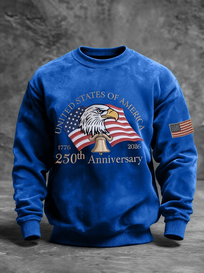 Eagle America 250Th Anniversary Sweatshirt Clothes For The Fourth Of July Gift For Patriots