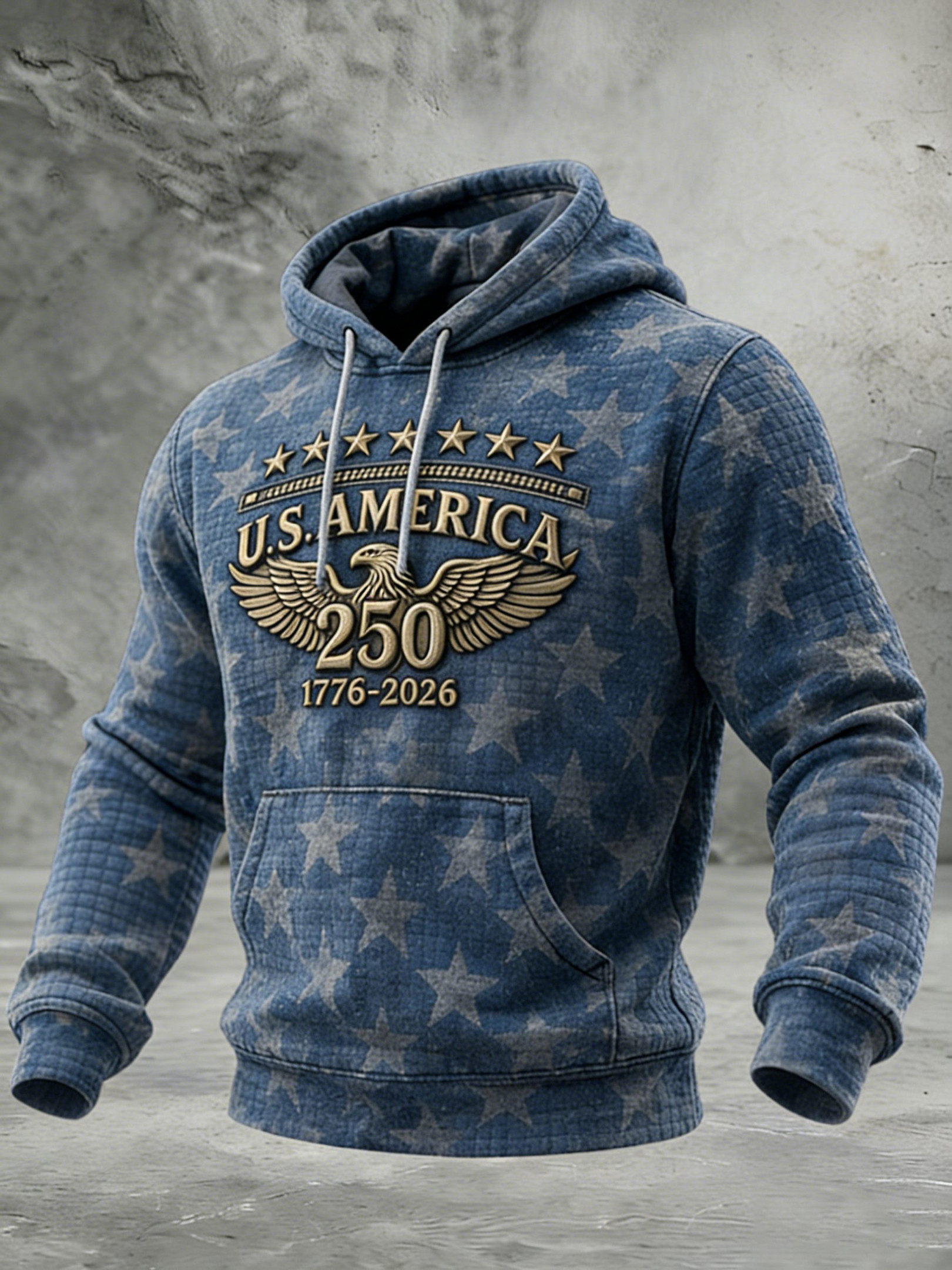 Eagle USA 250 Years 1776 2026 Hoodie Fourth Of July Apparel Independence Day Presents