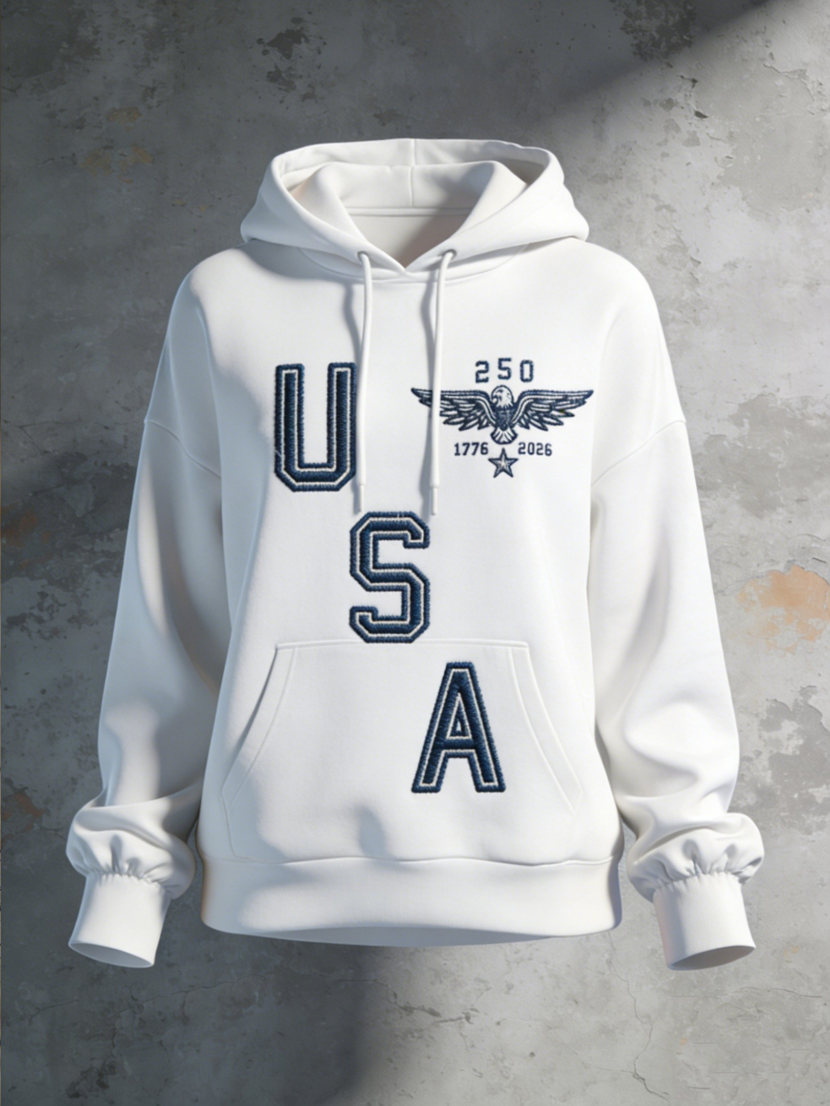 Eagle USA 250 Years 1776 2026 Hoodie Fourth Of July Outfits For Ladies Gift For Patriots