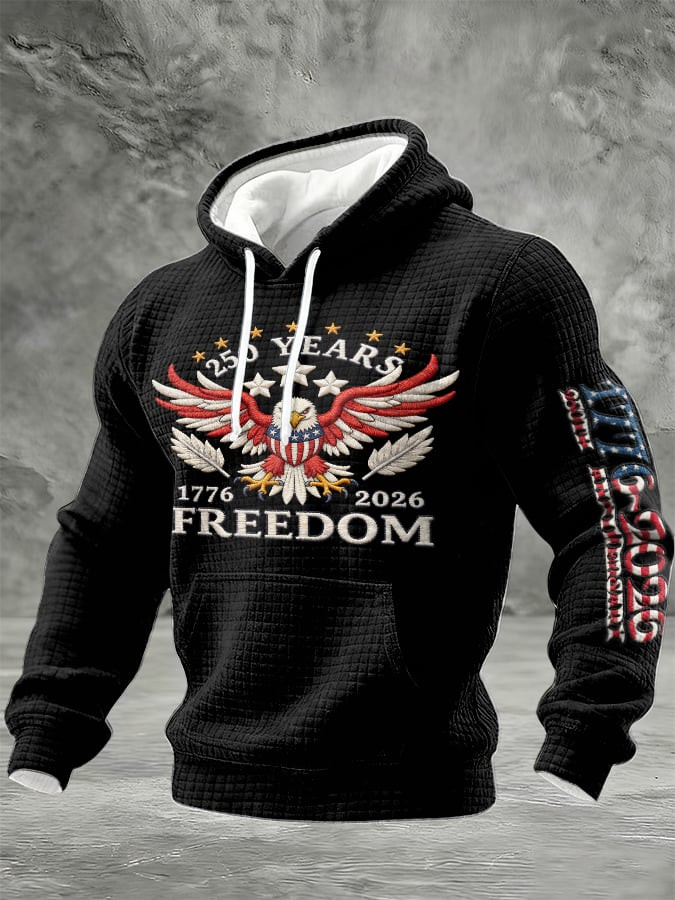 Eagle USA 250 Years Of Freedom Hoodie 1776 2026 American Flag Hoodie Clothes For July 4Th