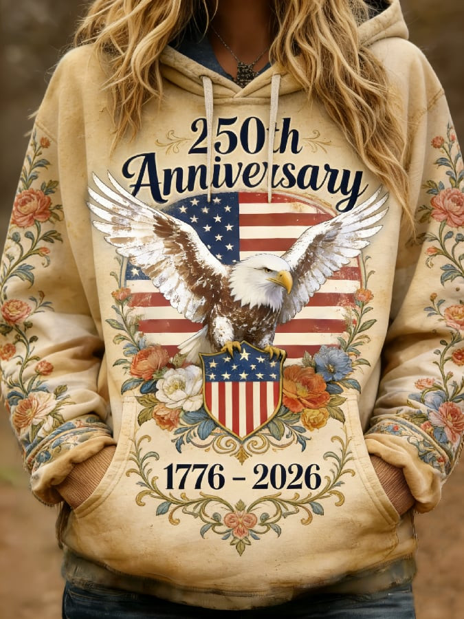 Eagle USA 250Th Anniversary Hoodie 4Th Of July Clothes Independence Day Gift Ideas