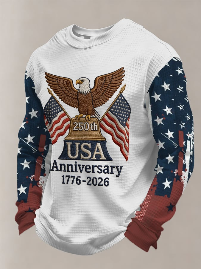 Eagle USA 250Th Anniversary Long Sleeve Shirt July Fourth Outfit Ideas Independence Day Gift