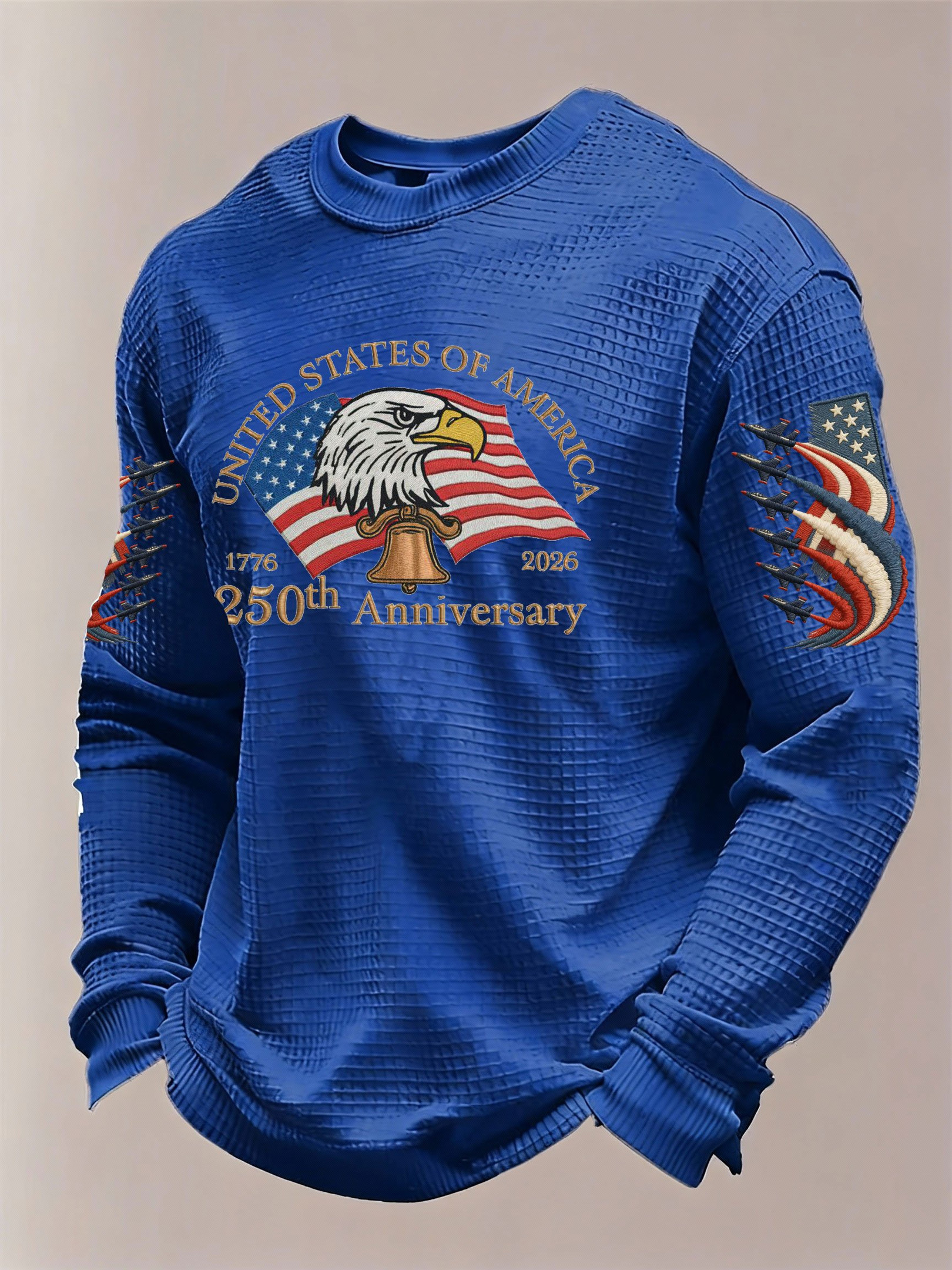 Eagle USA 250Th Anniversary Long Sleeve Shirt Patriotic Clothes American Flag Outfit For Men Eagle USA 250Th Anniversary Long Sleeve Shirt Patriotic Clothes American Flag Outfit For Men