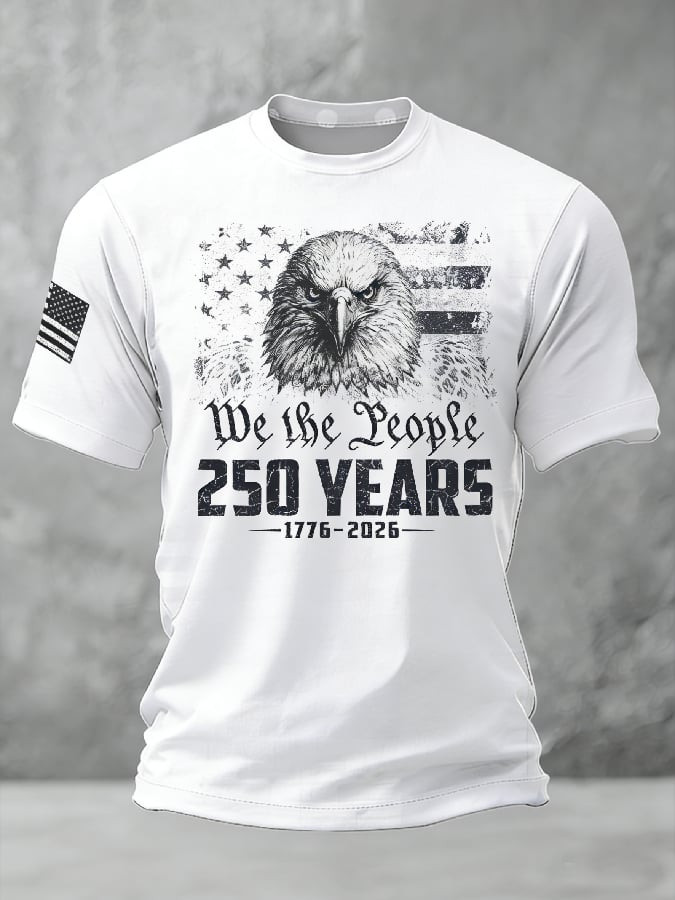 Eagle We The People 250 Years 1776 2026 Shirt American Flag Clothing Gifts For Family