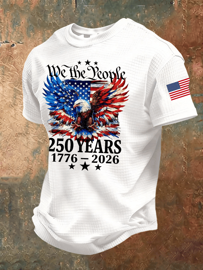 Eagle We The People USA 250 Years 1776 2026 Shirt July Fourth Outfit Ideas Gift For Patriots