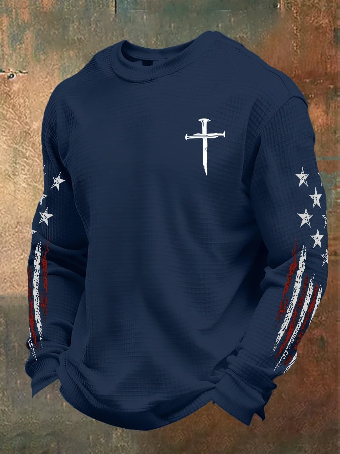 Holy Cross Faith Long Sleeve Shirt Jesus Apparel Christian Clothing Gifts For Christian