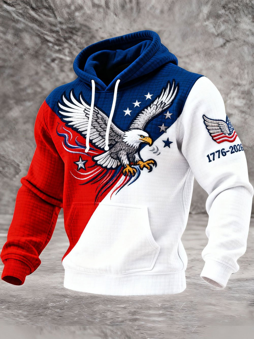 Patriotic Eagle 1776 2026 Hoodie Independence Day Clothing Ideas For The Fourth Of July
