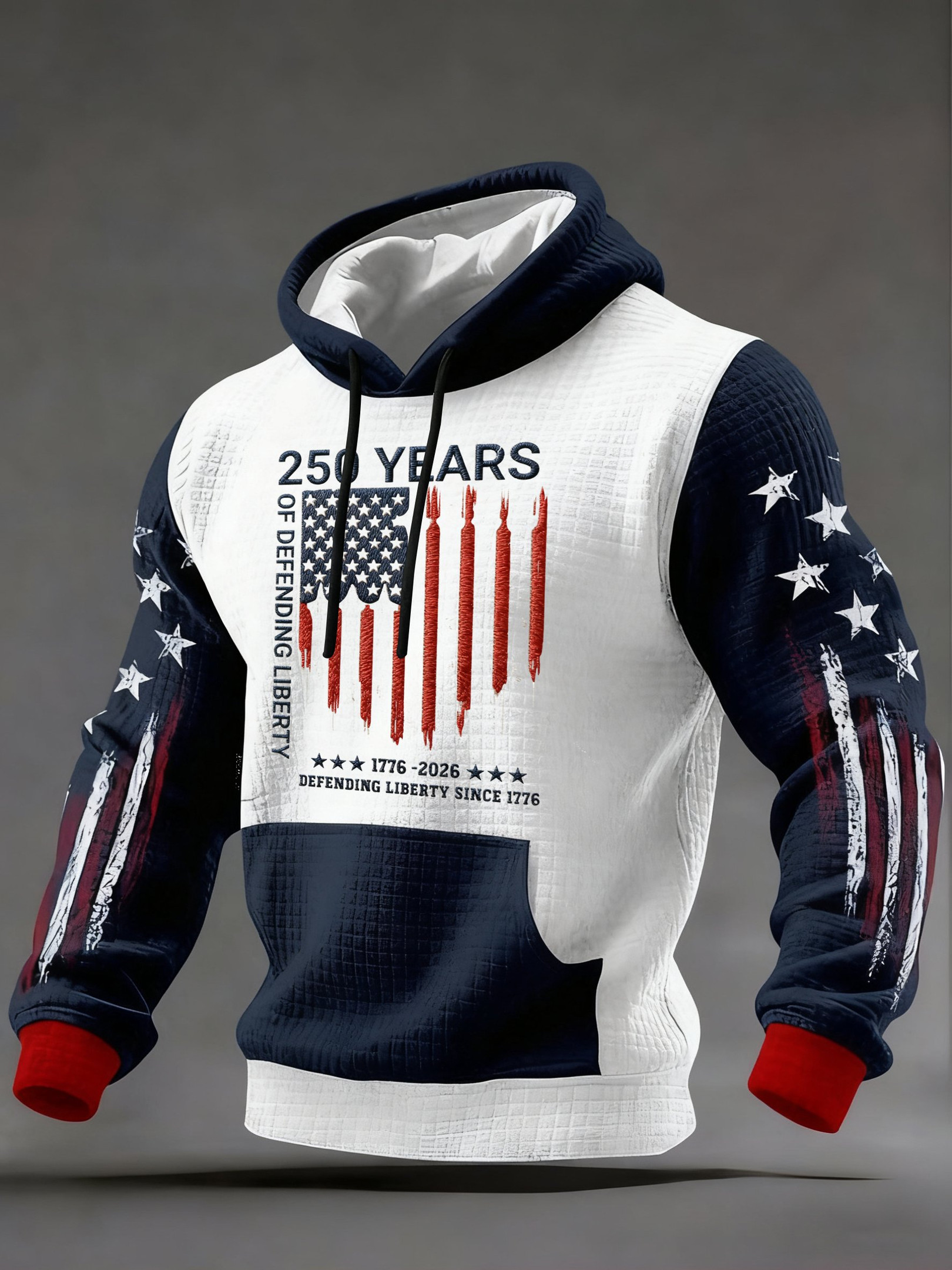 USA 250 Years Of Defending Liberty Hoodie Clothes For July 4th Gift For Patriots
