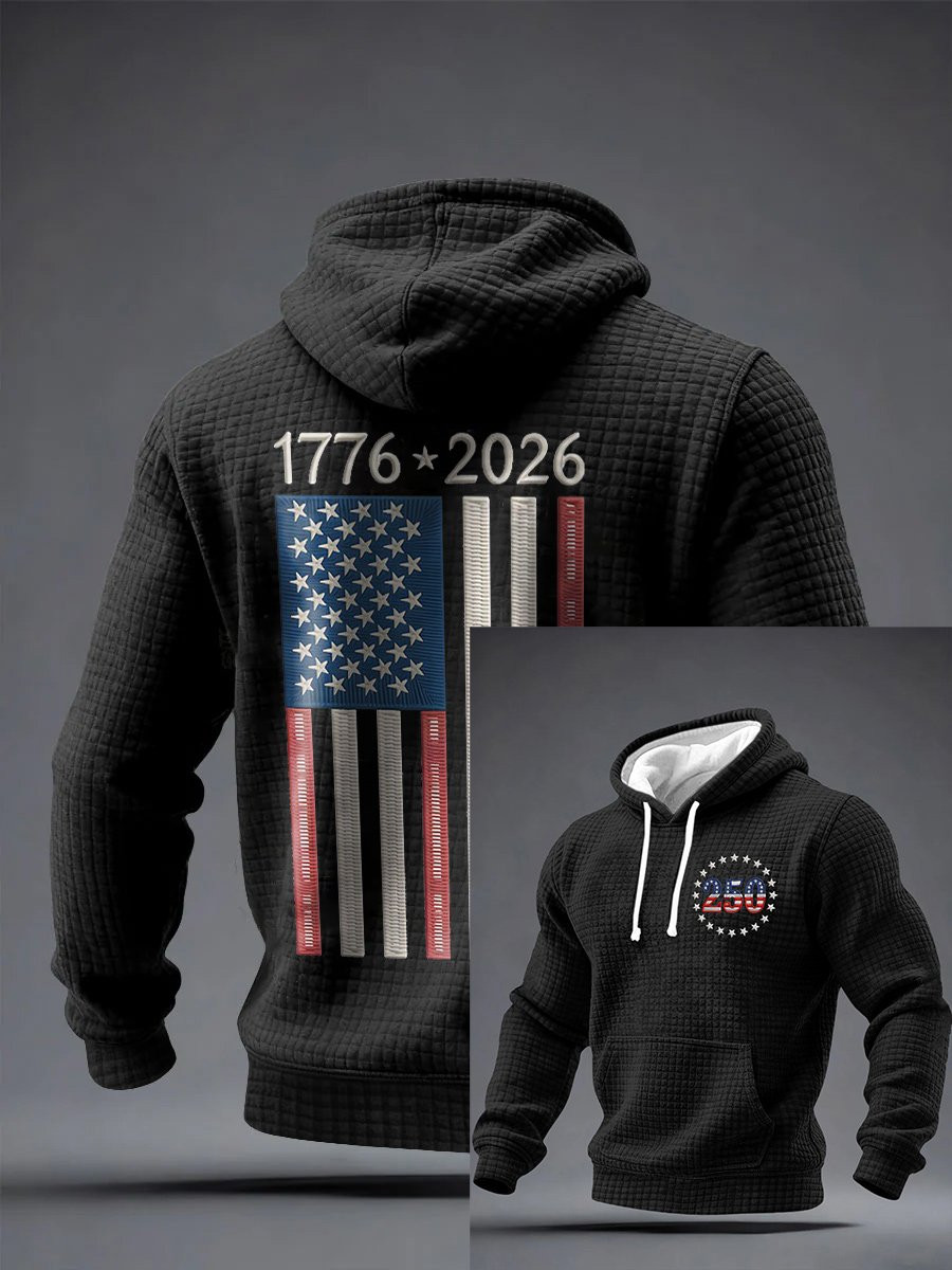 USA 250 Years Of Freedom Hoodie July 4 Clothes Independence Day Hoodie Gift For Patriots
