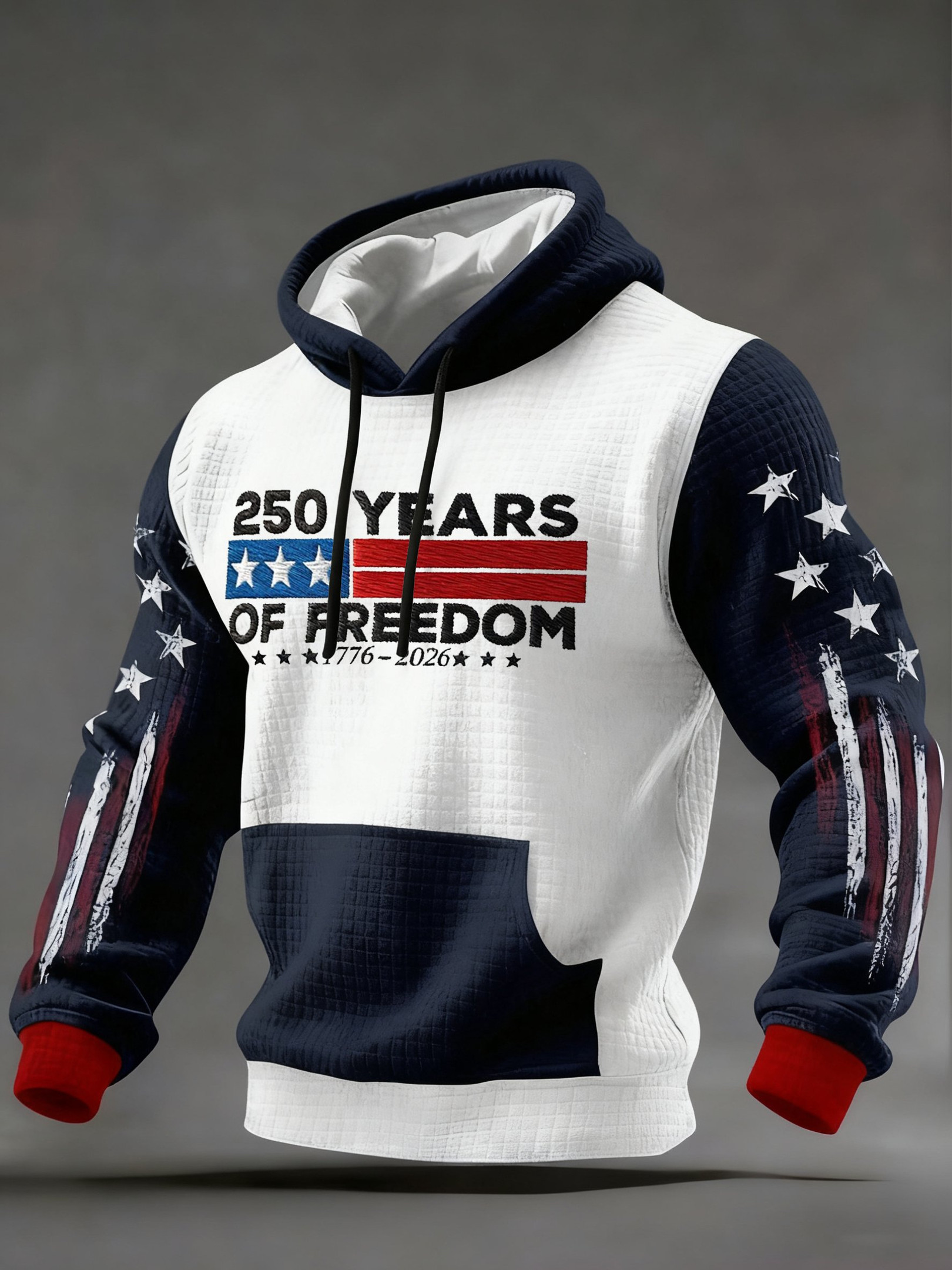 USA 250 Years Of Freedom Hoodie July 4 Clothes Independence Day Hoodie Gift For Patriots