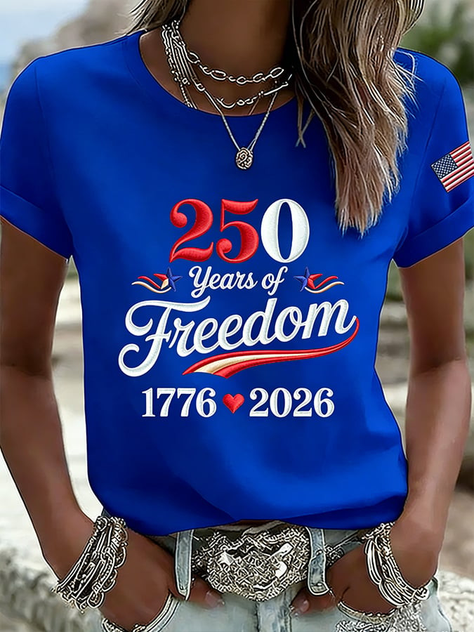 USA 250 Years Of Freedom Shirt Womens 4th Of July Outfits Gifts For Independence Day