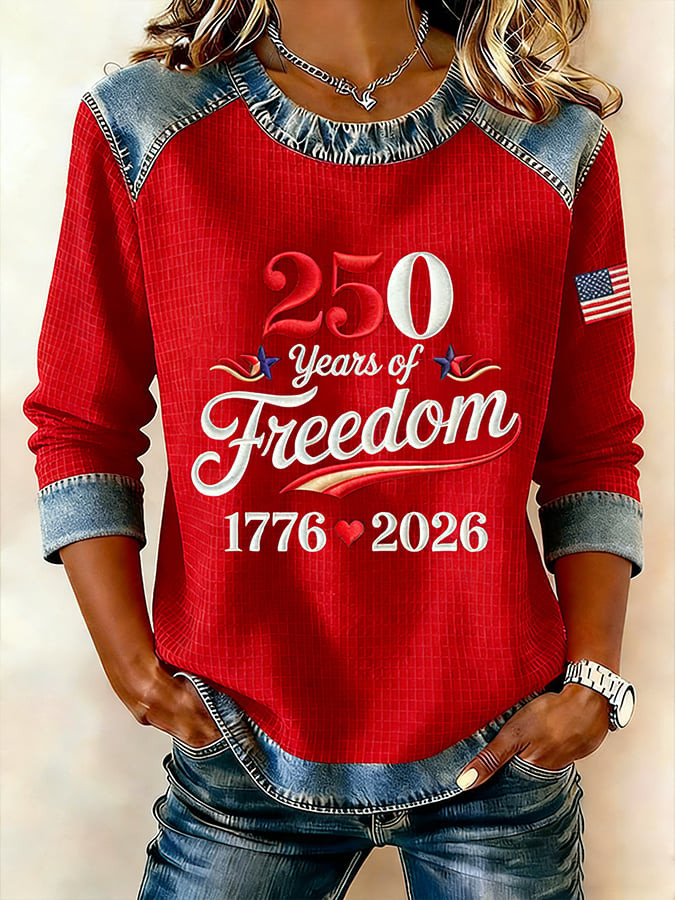 USA 250 Years Of Freedom Sweatshirt Independence Day Sweatshirt Ideas For The Fourth Of July