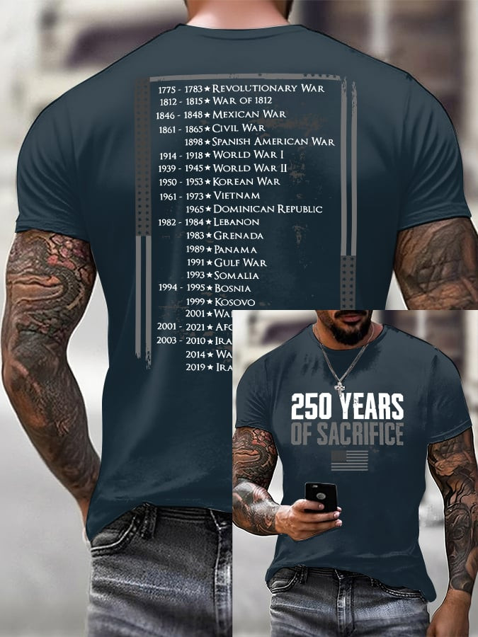 USA 250 Years Of Sacrifice Shirt July Fourth Outfit Ideas Independence Day Shirts USA 250 Years Of Sacrifice Shirt July Fourth Outfit Ideas Independence Day Shirts