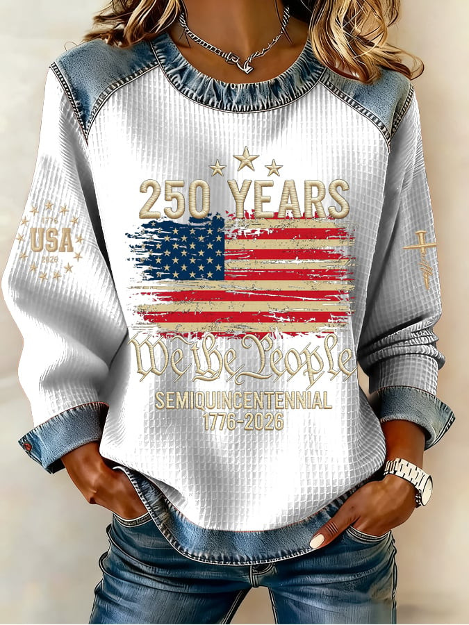 USA 250 Years Semiquincentennial Sweatshirt July 4 Clothing Independence Day Gift Idea