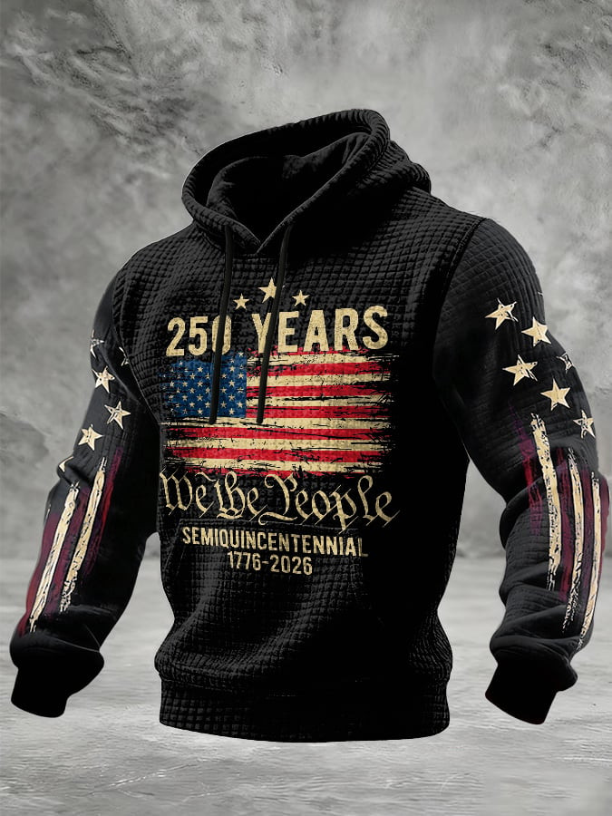 USA 250 Years We The People Hoodie Independence Day Clothing Fourth Of July Outfits