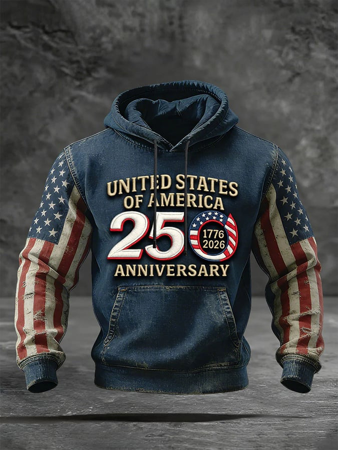 USA 250Th Anniversary Hoodie Clothes For The Fourth Of July Independence Day Gift
