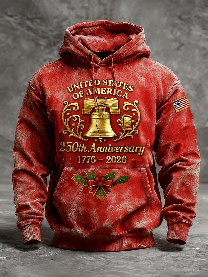 USA 250Th Anniversary Hoodie Liberty Bell Hoodie 4 Th Of July Clothes Gift For Patriots