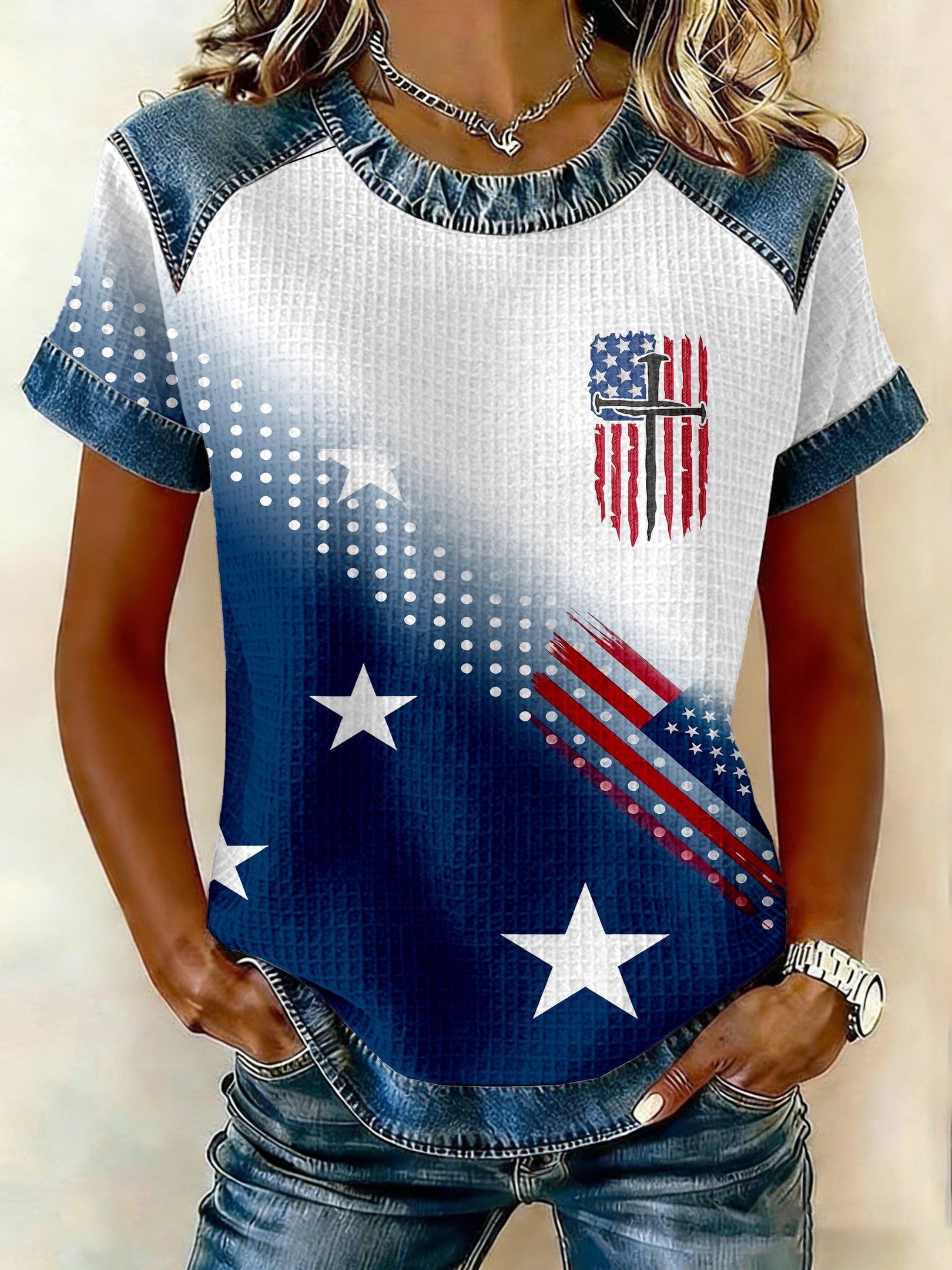 USA 250Th Anniversary Shirt American Flag Apparel July 4 Shirts For Women Gift For Patriots