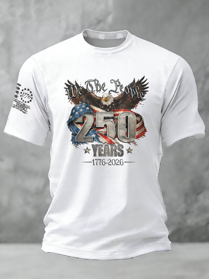 We The People 250 Years 1776 2026 Shirt USA Flag Clothing 4Th Of July Attire Patriotic Gifts