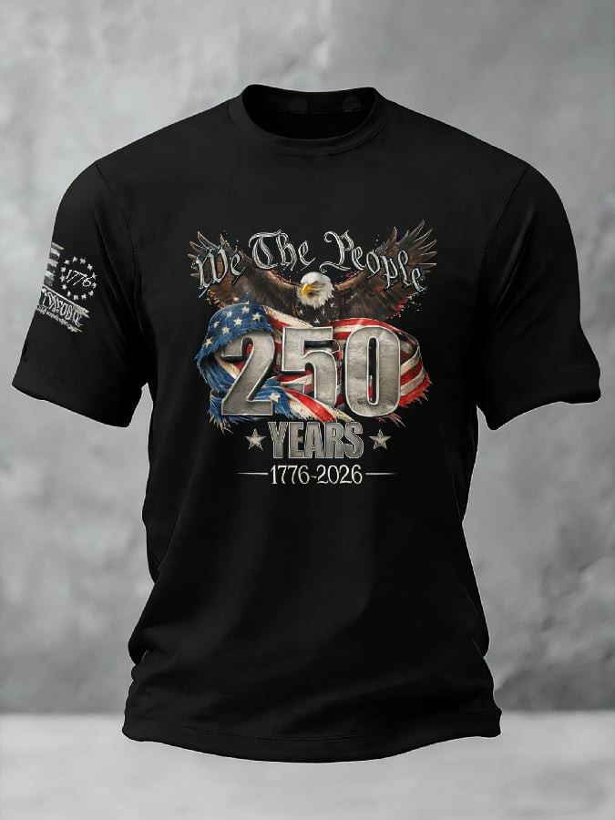 We The People 250 Years 1776 2026 Shirt USA Flag Clothing 4Th Of July Attire Patriotic Gifts